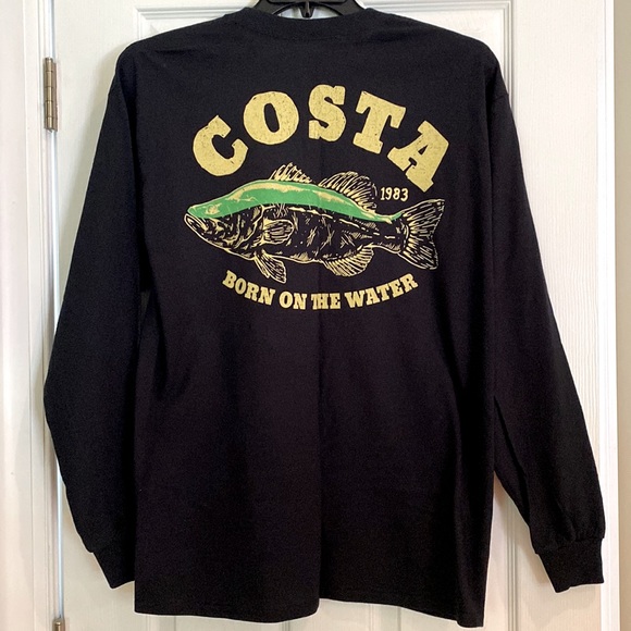 Costa Other - COSTA DEL MAR “Born on the Water” Men’s Long Sleeve Shirt Size Large NWOT